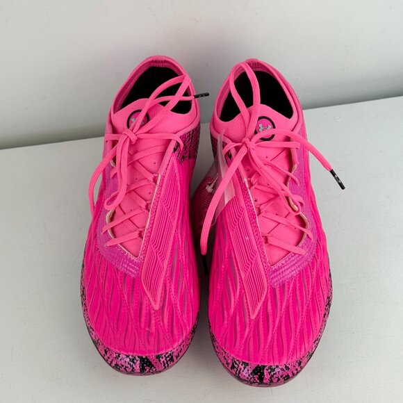 Men's 11 - Under Armour Magnetico Elite 4 FG Pitch Viper Soccer Cleats - Pink - Picture 7 of 11